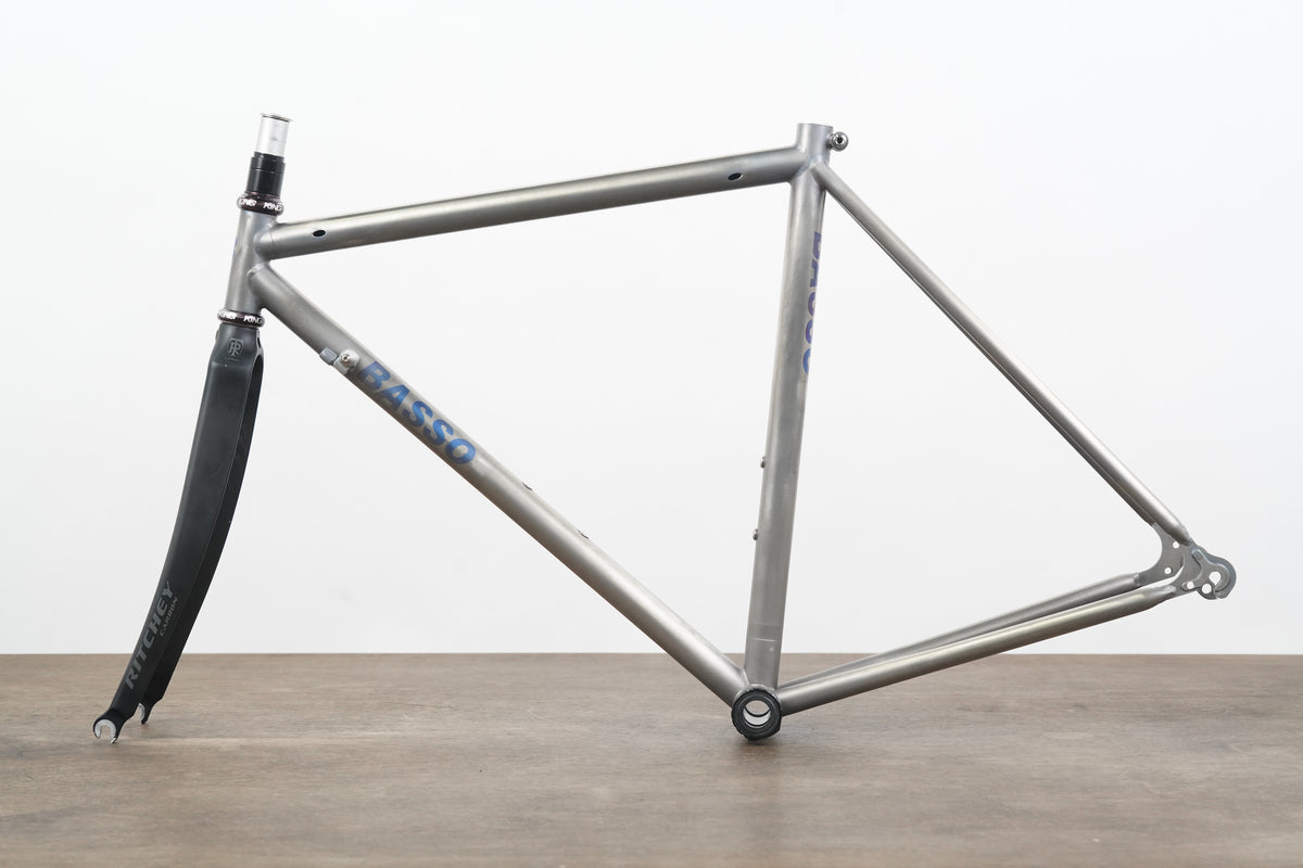 Vintage 52cm Basso Ritchey Titanium Rim Brake Road Frameset