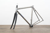 Vintage 52cm Basso Ritchey Titanium Rim Brake Road Frameset