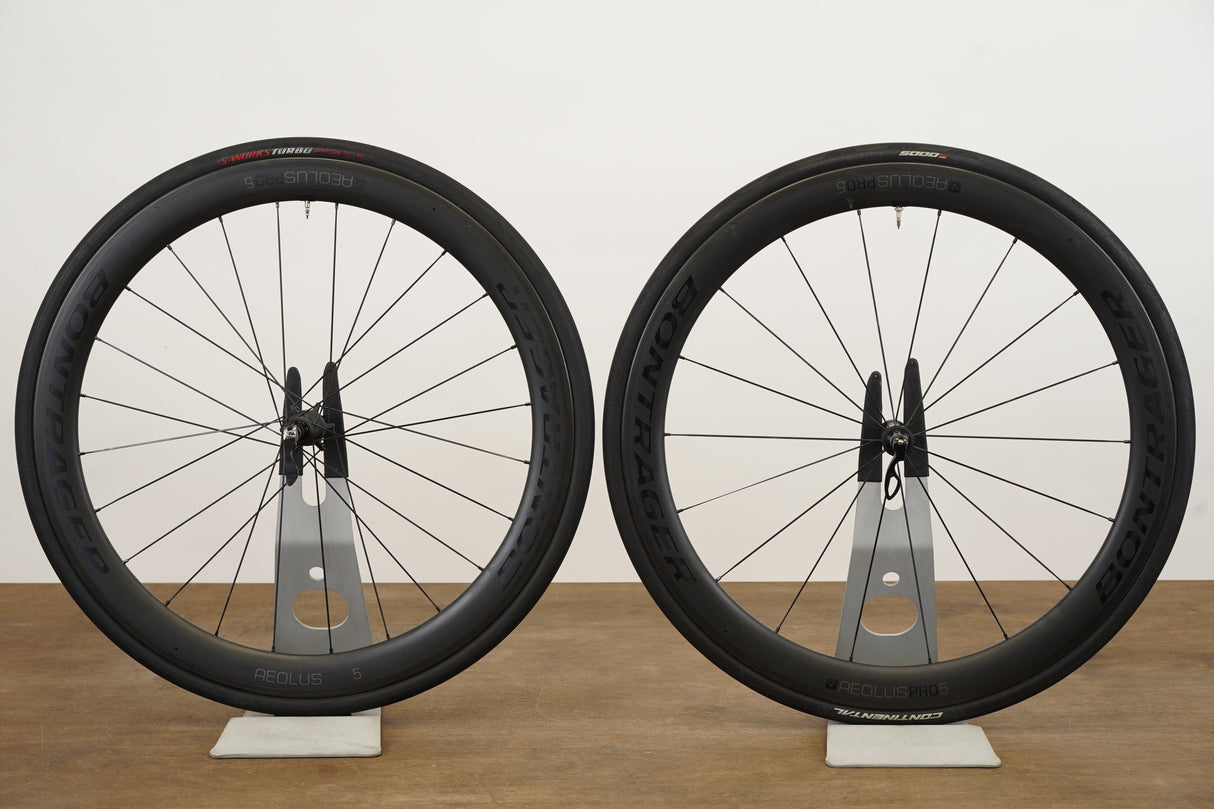 Bontrager Aeolus Pro 5 TLR Carbon Tubeless Clincher Rim Brake Wheelset 11 Speed
