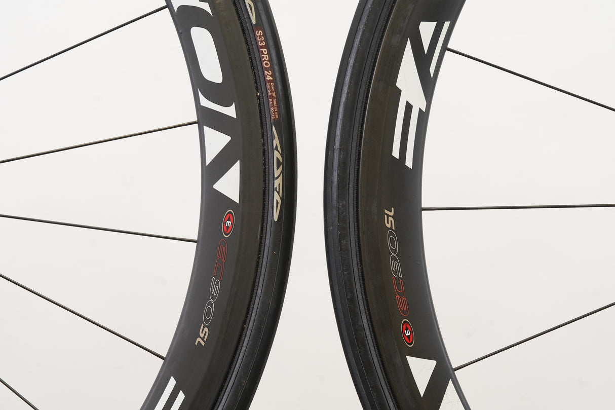 Easton EC90 SL Carbon Tubular Rim Brake Wheelset Shimano/SRAM 10 Speed EC 90