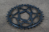 34T absoluteBLACK SRAM 3 Bolt 1x Oval 11 Speed Narrow Wide Gravel CX Chainring