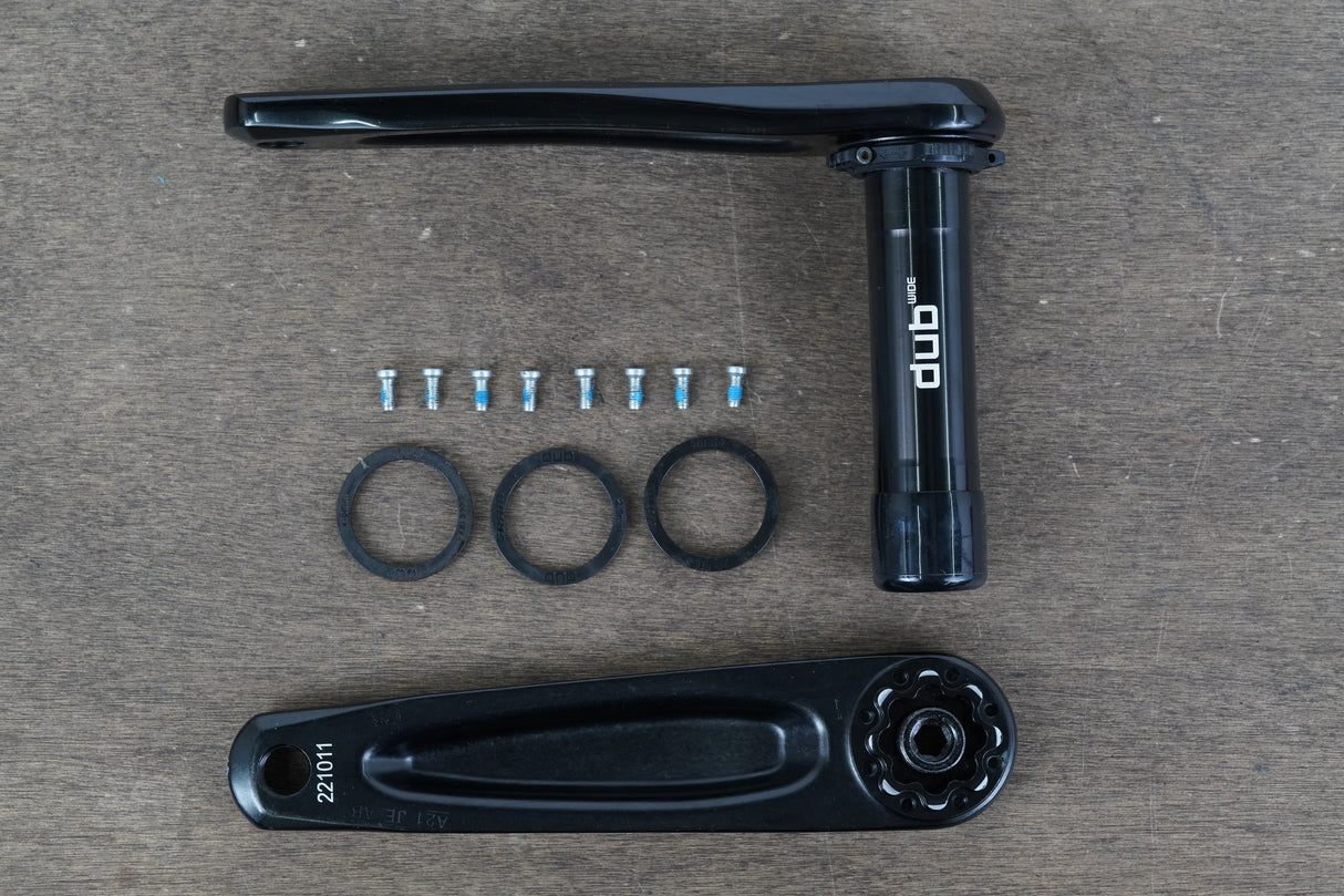 NEW 175mm DUB Wide SRAM Rival AXS 12 Speed Road Crank Arms 575g