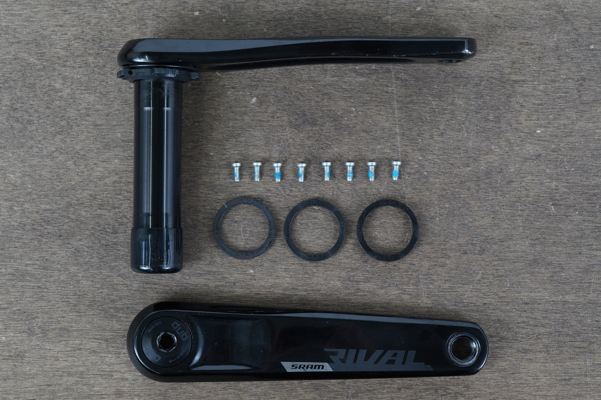 NEW 175mm DUB Wide SRAM Rival AXS 12 Speed Road Crank Arms 575g
