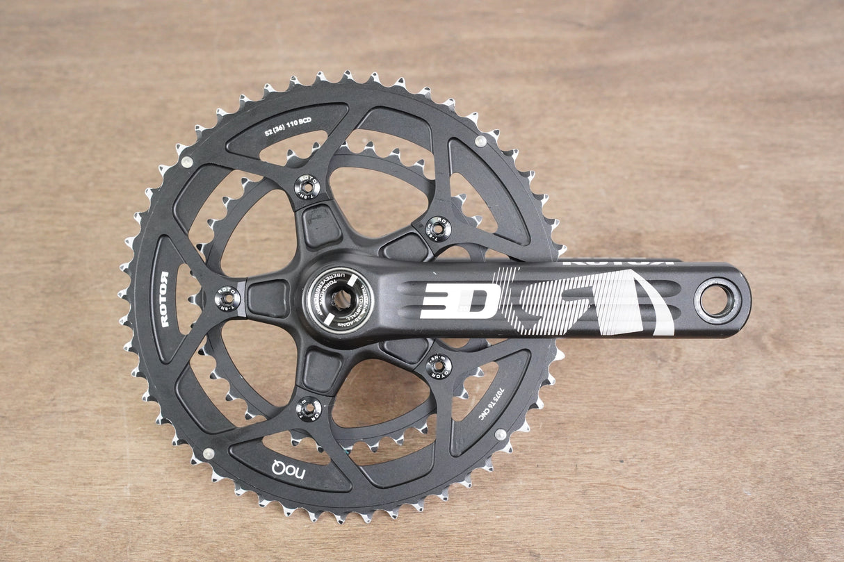 170mm 52/36T BB30 Rotor 3D Road Crankset