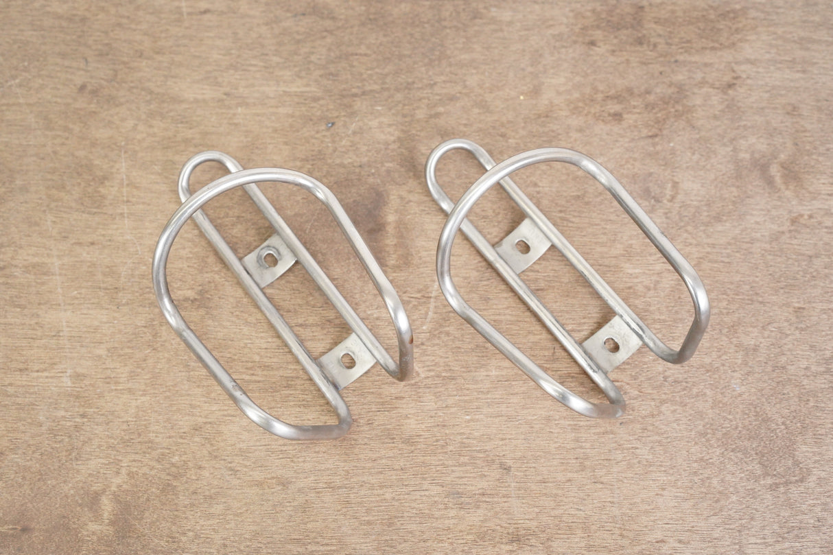 (2) King Cages Stainless Steel Water Bottle Cages 68g