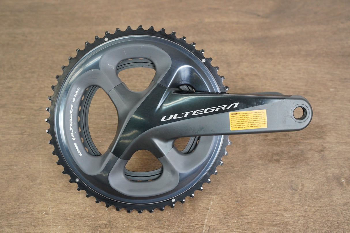 175mm 52/36T Shimano Ultegra FC-R8000 11 Speed Crankset 8000