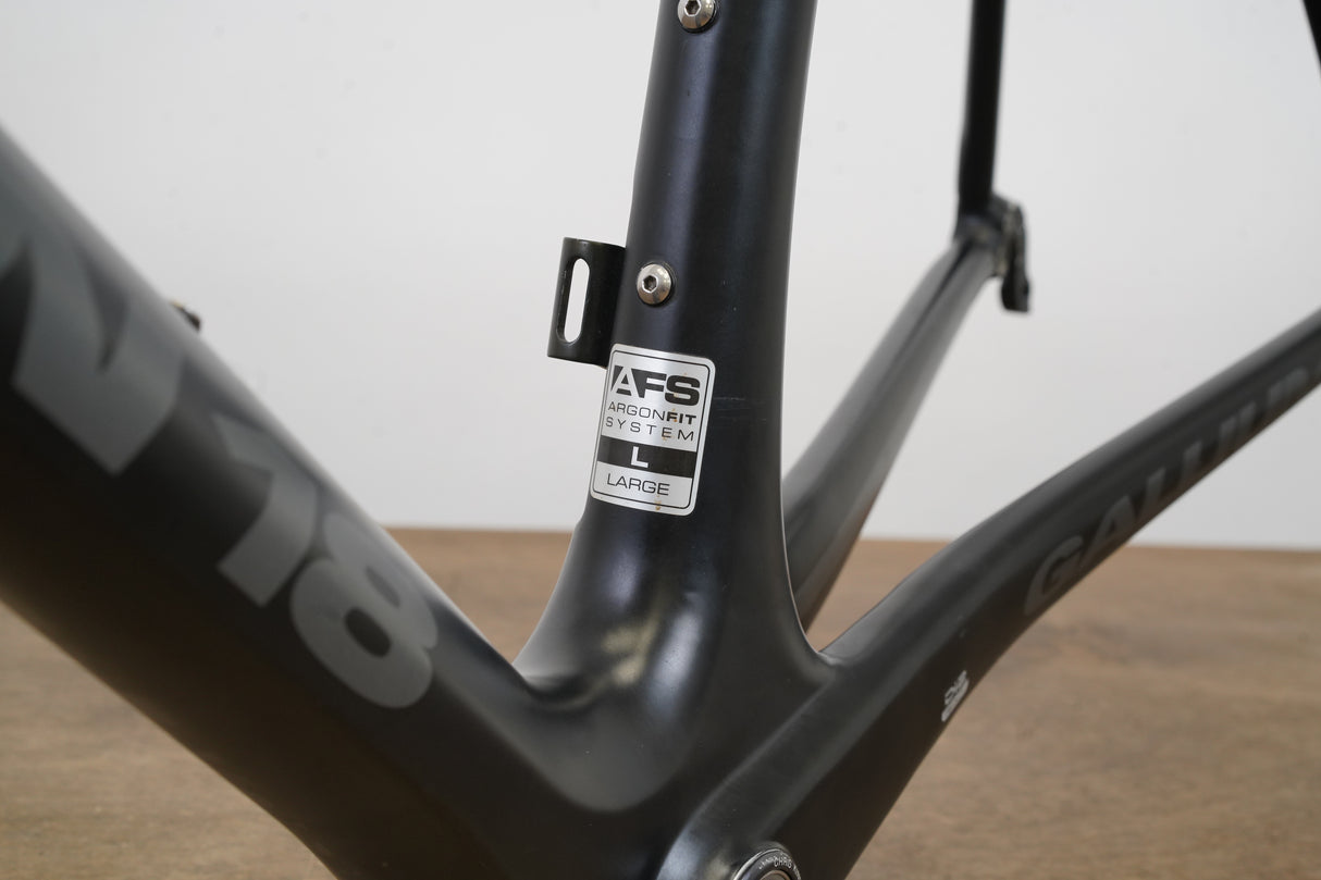 L (Large) Argon 18 Gallium Carbon Aero Rim Brake Road Frameset