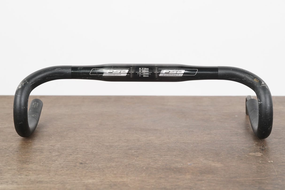42cm FSA Omega Alloy Compact Road Handlebar 31.8mm