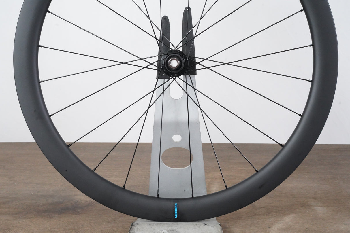 Shimano 105 WH-RS710-C46 Carbon Tubeless Clincher Disc Brake Wheelset 11 Speed