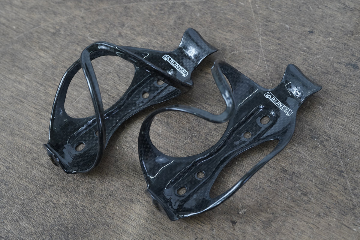 (2) Arundel DTR/STR SideLoader Carbon Cage Water Bottle Cages 49g