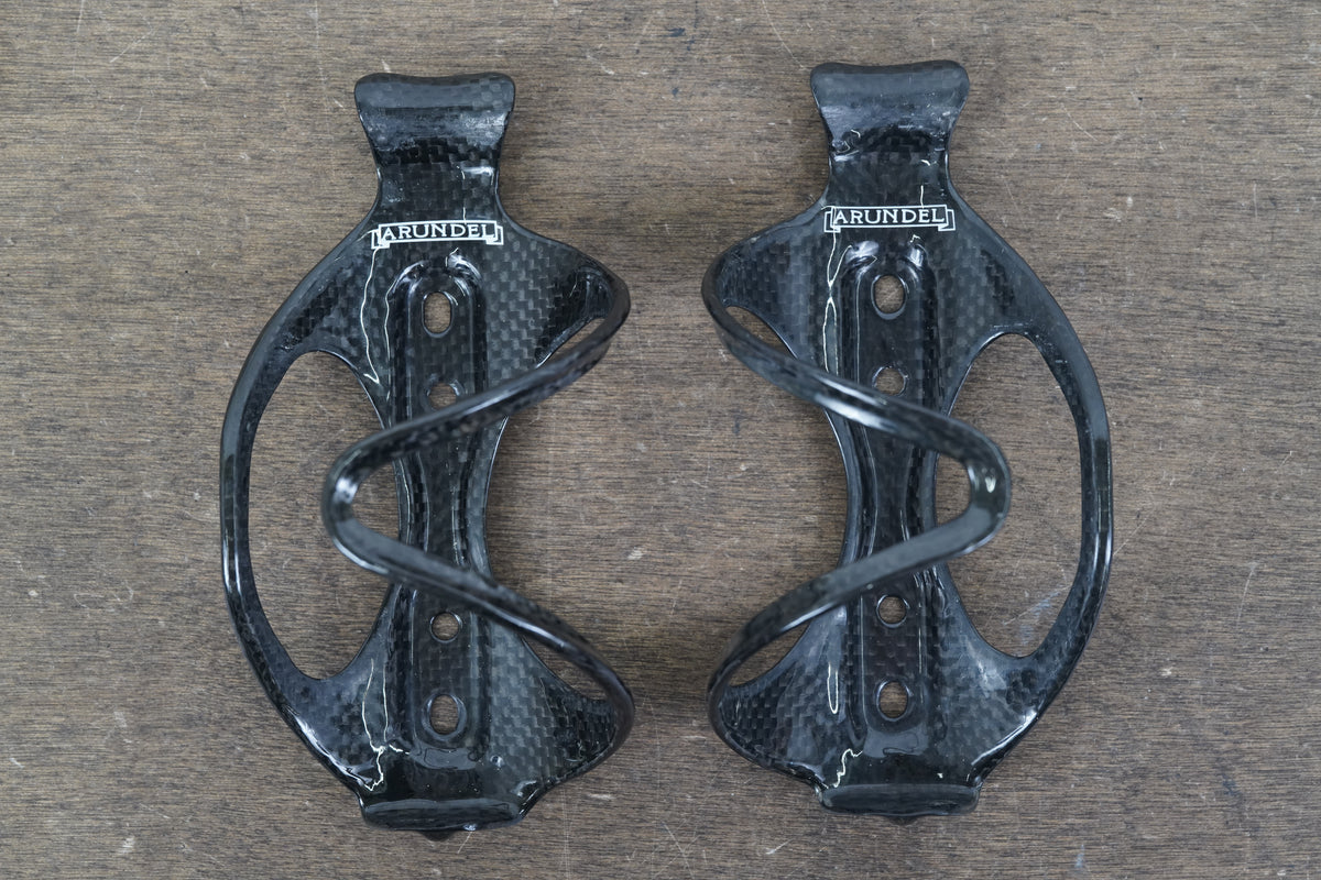 (2) Arundel DTR/STR SideLoader Carbon Cage Water Bottle Cages 49g