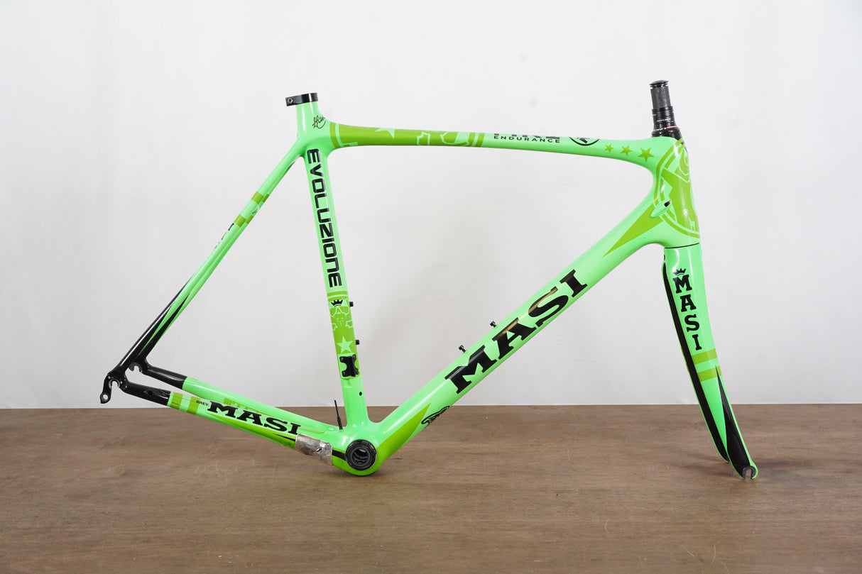 58cm Masi Evoluzione Monster Media Team Carbon Rim Brake Road Frameset