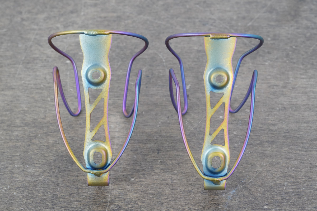 (2) Supacaz TiFly Titanium Water Bottle Cages 58g