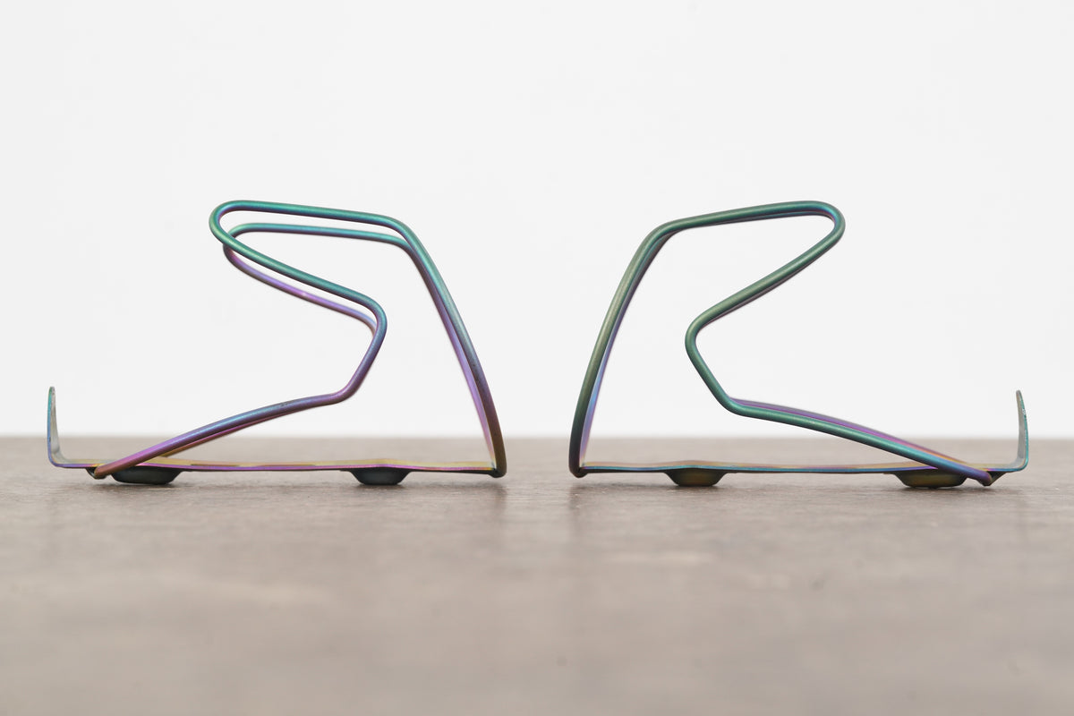 (2) Supacaz TiFly Titanium Water Bottle Cages 58g