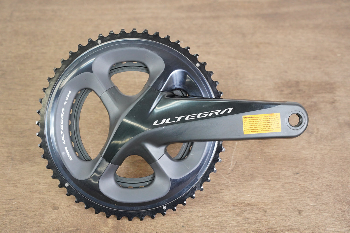 175mm 52/36T Shimano Ultegra FC-R8000 11 Speed Crankset 8000