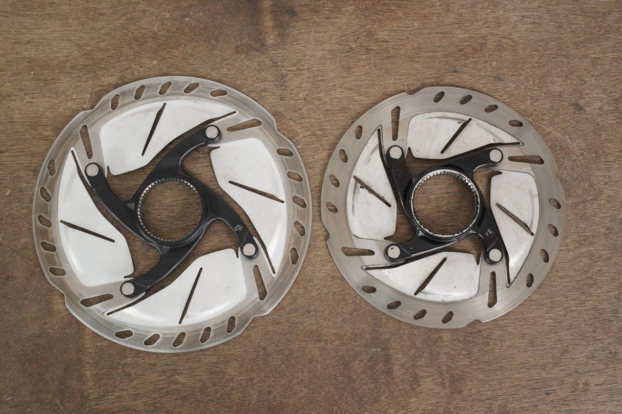 (2) 140mm/160mm Shimano Ultegra SM-RT800 Center Lock Disc Brake Rotors RT 800