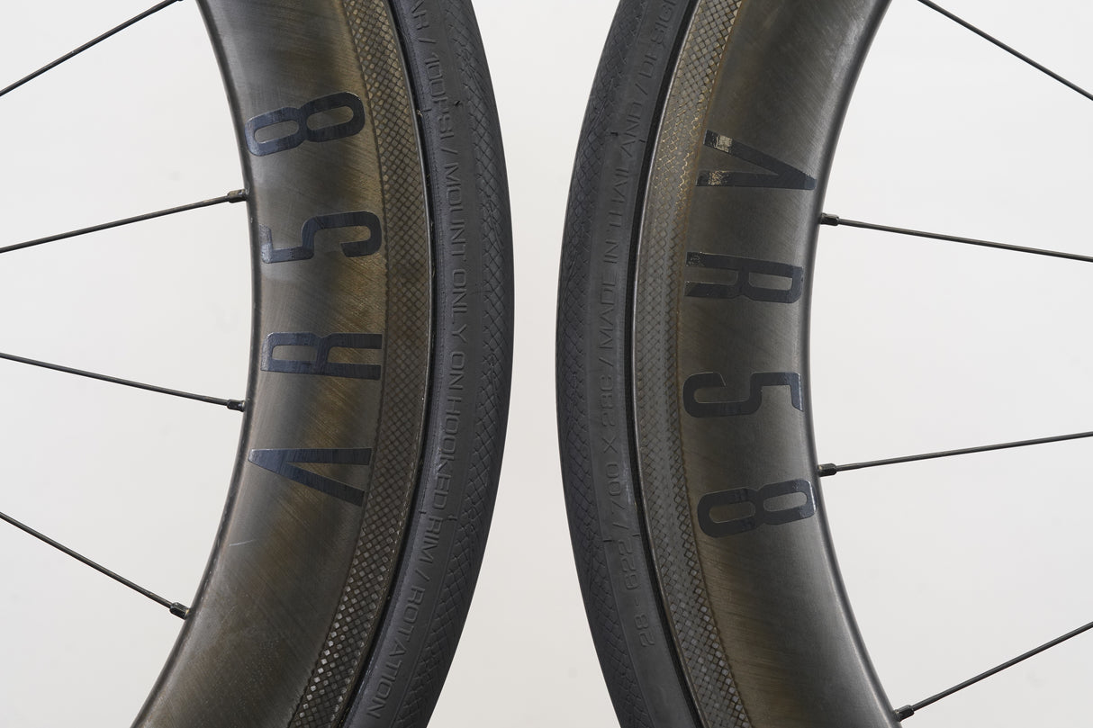 Reynolds AR58 Carbon Tubeless Clincher Rim Brake Wheelset 11 Speed AR 58