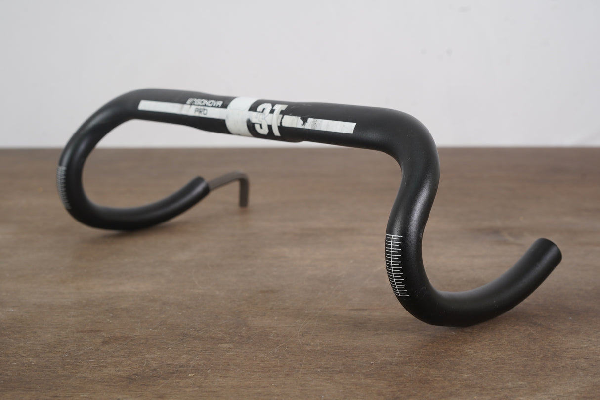 42cm 3T Ergonova Pro Alloy Compact Road Handlebar 31.8mm