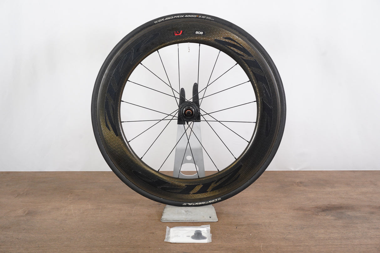 REAR Zipp 808 Firecrest PowerTap Clincher Carbon Rim Brake Wheel 11 Speed