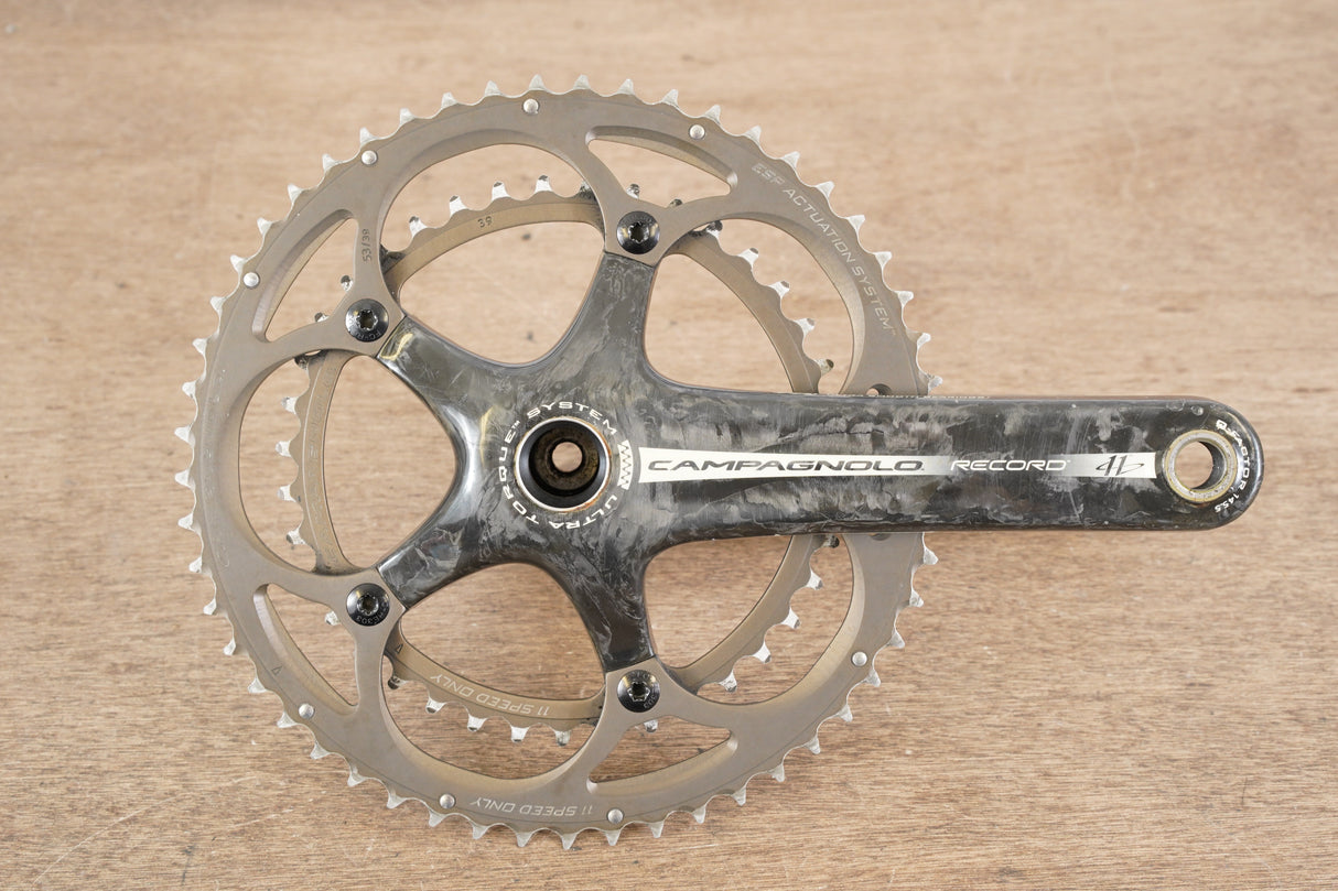 172.5mm 53/39T Campagnolo Record 11 Speed Carbon Crankset