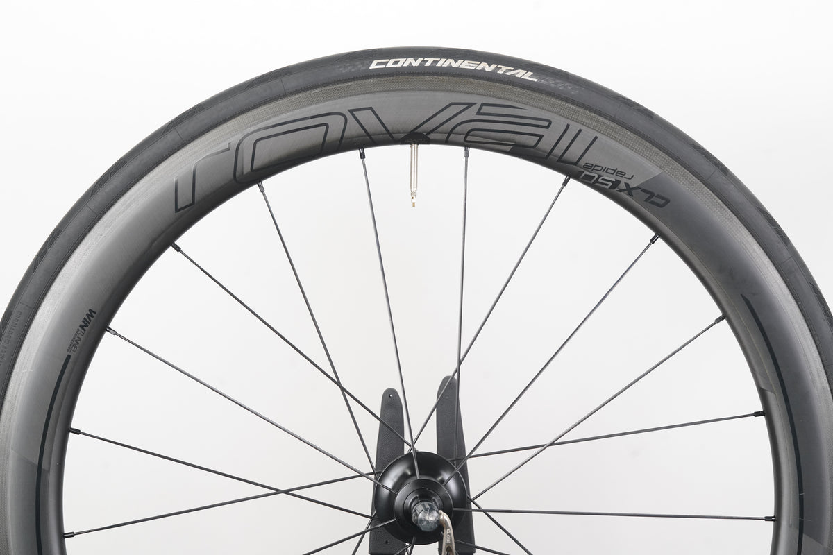 Roval Rapide CLX 50 Carbon Tubeless Clincher Rim Brake Wheelset 11 Speed