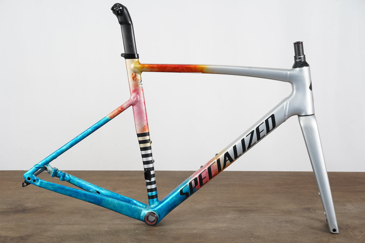 56cm Specialized Allez Sprint V2 Water Effect Alloy Disc Brake Road Frameset