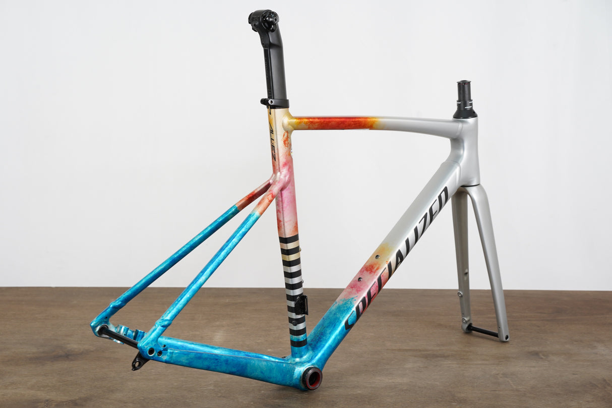 56cm Specialized Allez Sprint V2 Water Effect Alloy Disc Brake Road Frameset