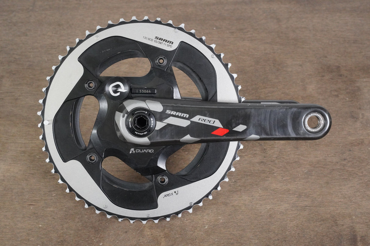 172.5mm 53/39T BB30 SRAM Red Quarq Power Meter Crankset