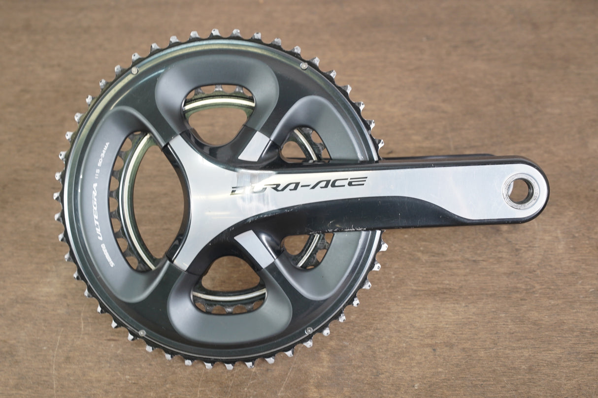 172.5mm 50/34T Shimano Dura-Ace FC-9000 11 Speed Stages Power Meter Crankset