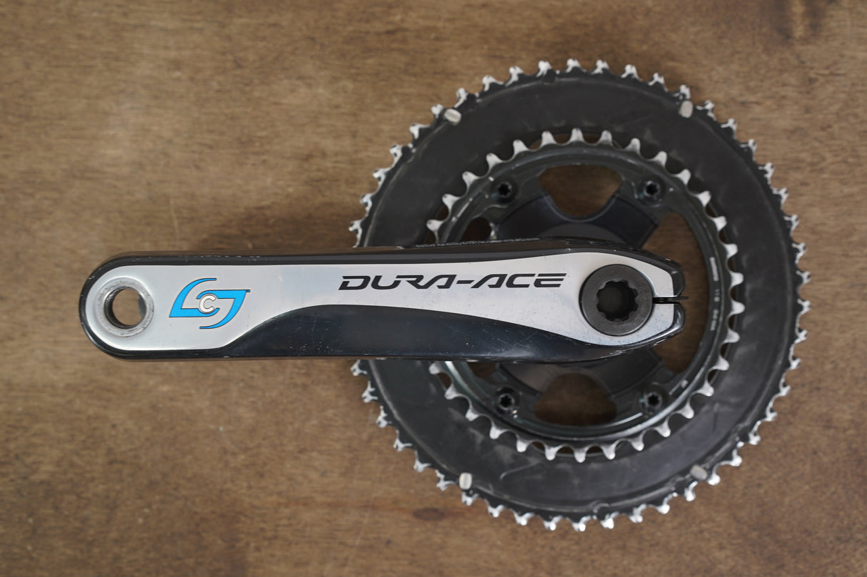 172.5mm 50/34T Shimano Dura-Ace FC-9000 11 Speed Stages Power Meter Crankset