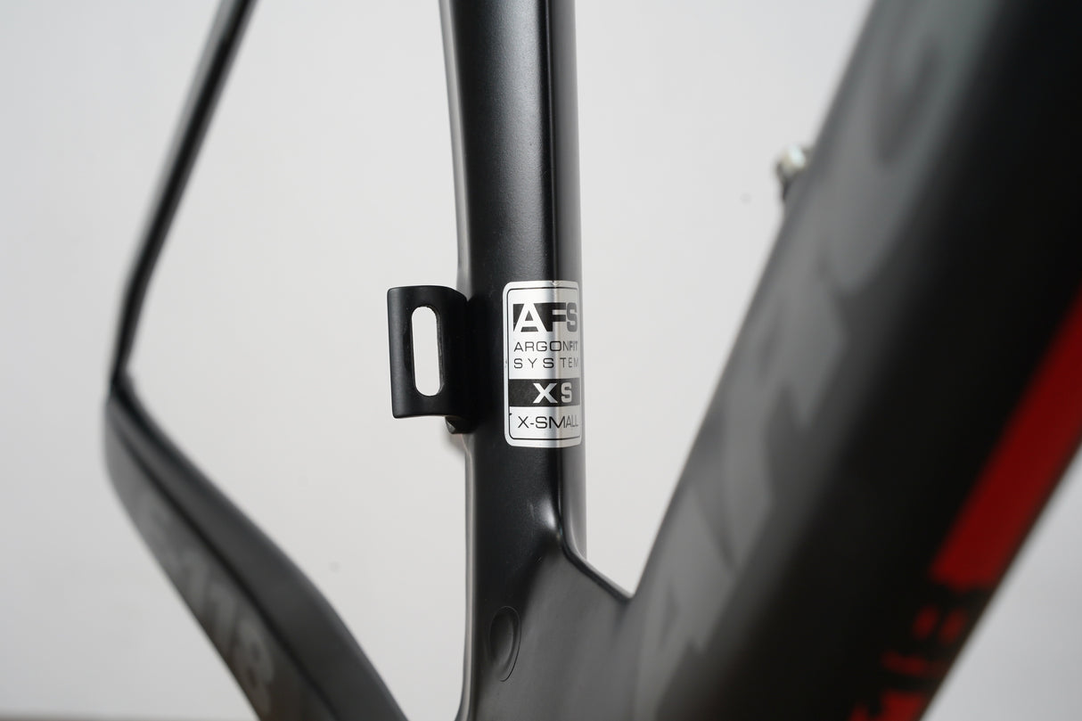 XS Argon 18 E-118 Carbon Rim Brake TT Triathlon Frameset + Cockpit