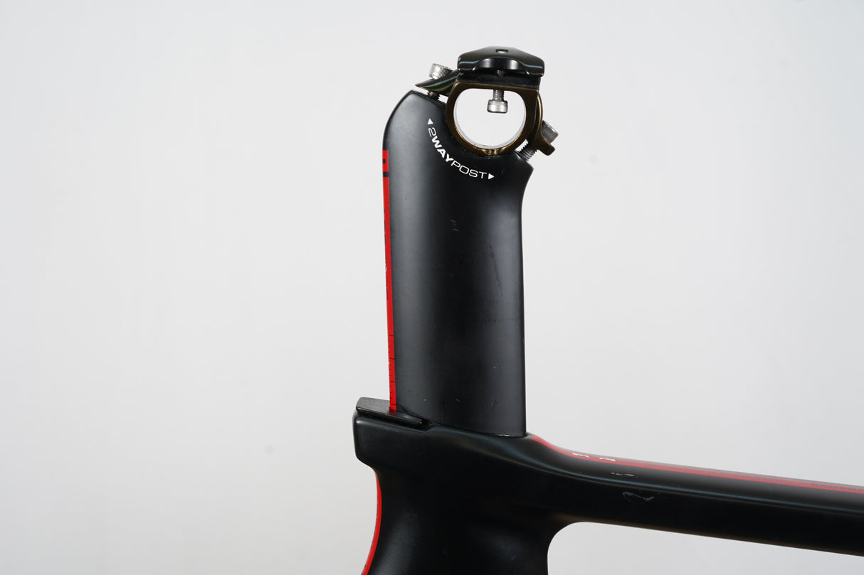 XS Argon 18 E-118 Carbon Rim Brake TT Triathlon Frameset + Cockpit