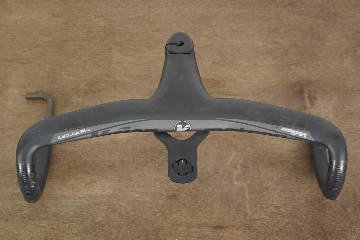42cm Vision Metron 5D 120mm -6 Degree Integrated Carbon Barstem Handlebar + Mount