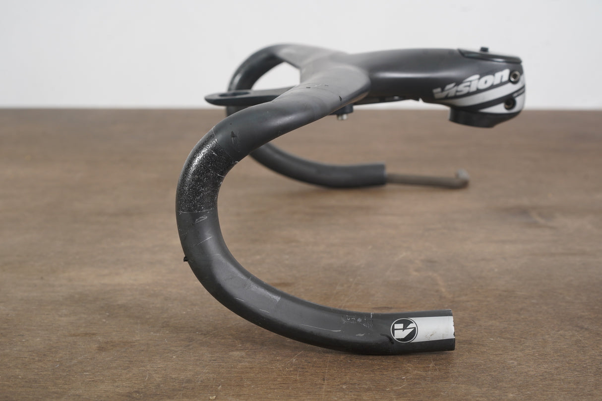 42cm Vision Metron 5D 120mm -6 Degree Integrated Carbon Barstem Handlebar + Mount