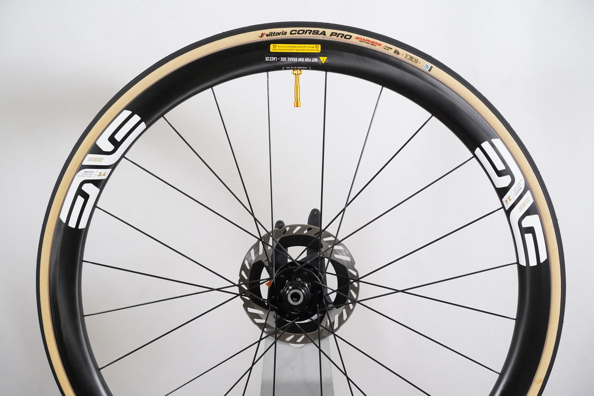 ENVE SES 3.4 Chris King R45D Carbon Tubeless Clincher Disc Brake Wheelset 11 Speed