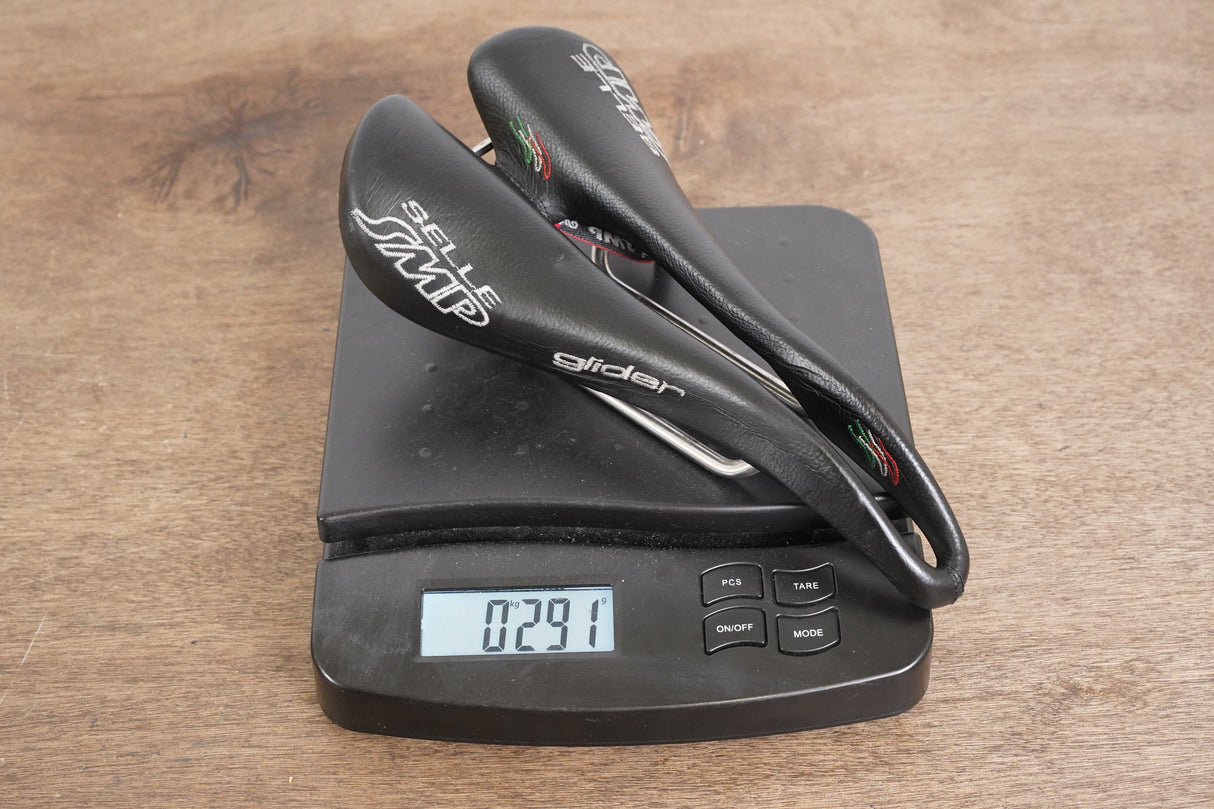 136mm Selle SMP Glider Stainless Steel Rail Road Saddle 291g