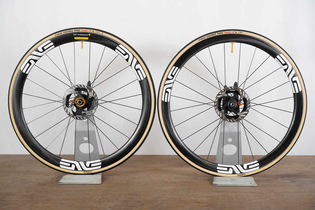 ENVE SES 3.4 Chris King R45D Carbon Tubeless Clincher Disc Brake Wheelset 11 Speed