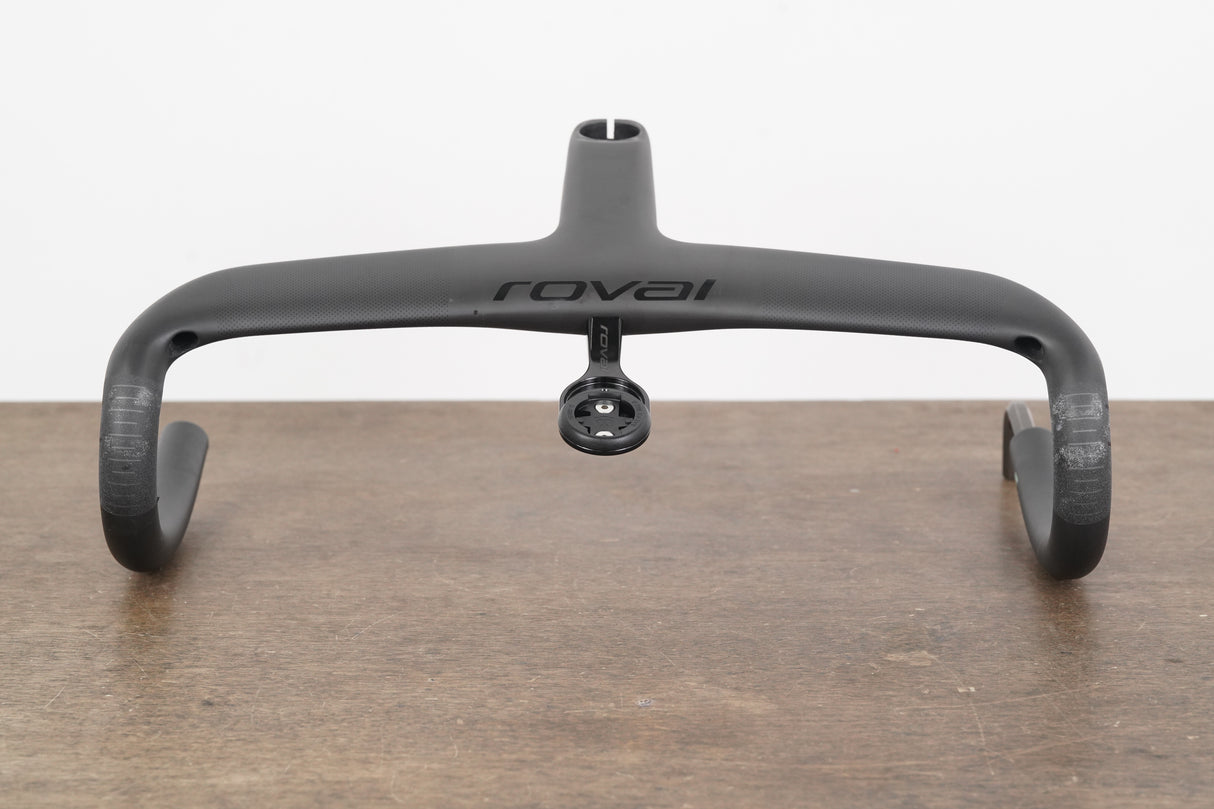 40cm 120mm Roval Rapide Carbon Integrated Barstem Handlebar + Mount 1 1/8"