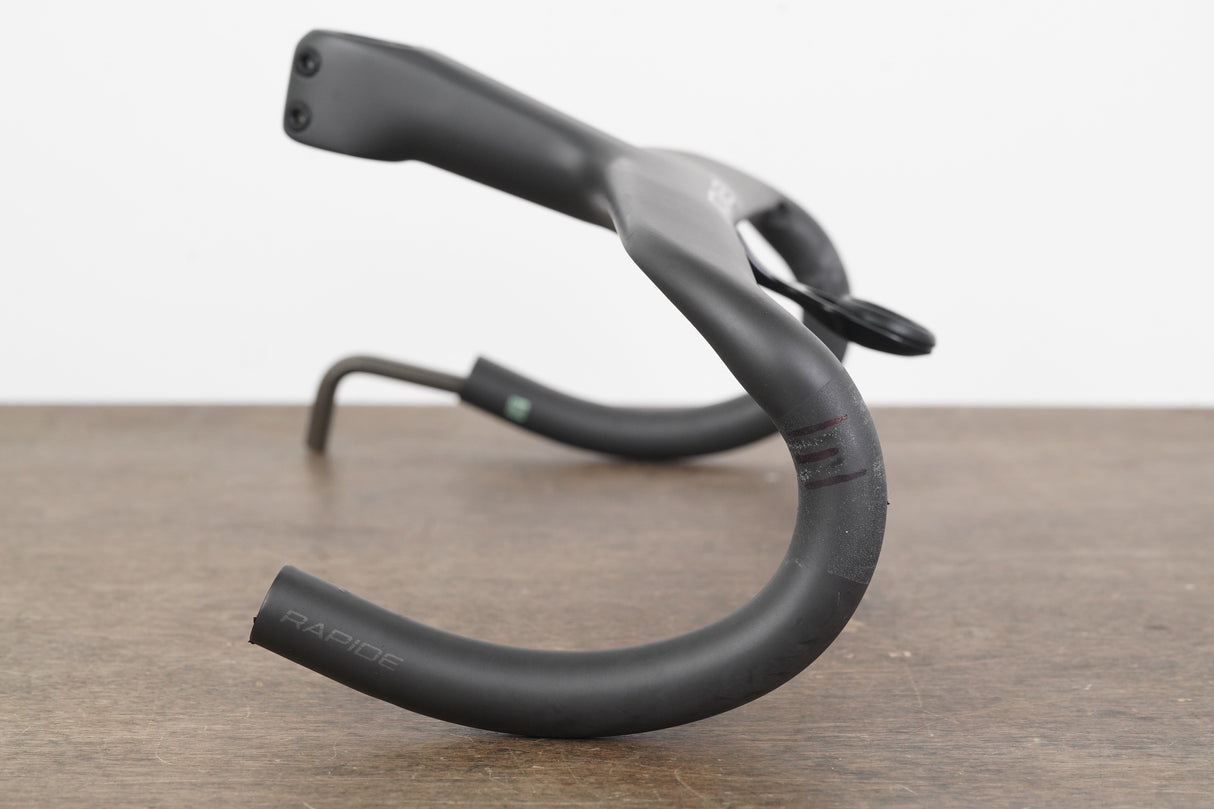 40cm 120mm Roval Rapide Carbon Integrated Barstem Handlebar + Mount 1 1/8"
