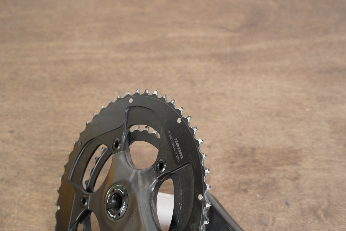 172.5mm 50/34T BB30 SRAM Red 22 Carbon Crankset