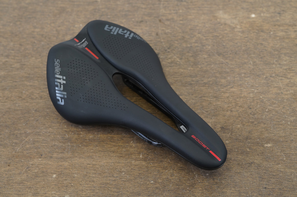 145mm Selle Italia Novus Boost Evo Kit Carbonio Superflow Road Bike Saddle 181g