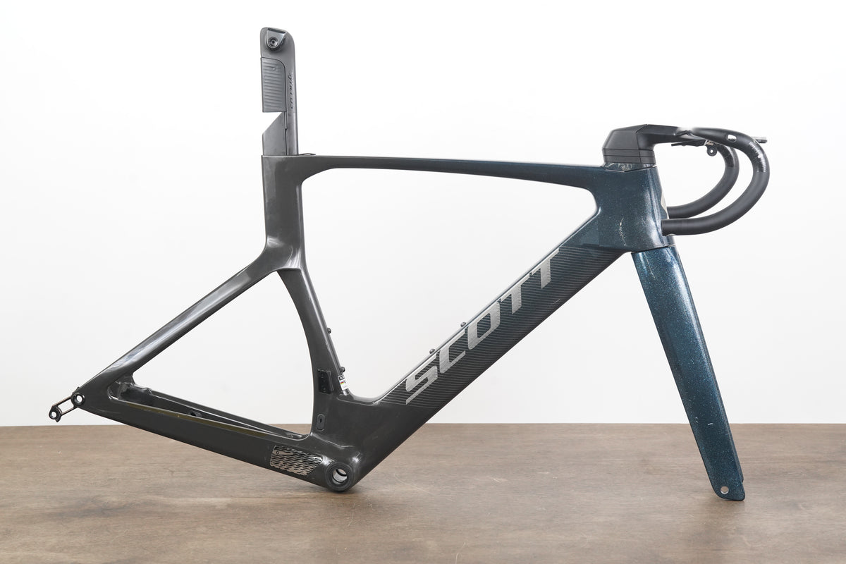 2024 M (54cm) Scott Foil RC Pro Carbon Aero Disc Brake Road Frameset + Cockpit