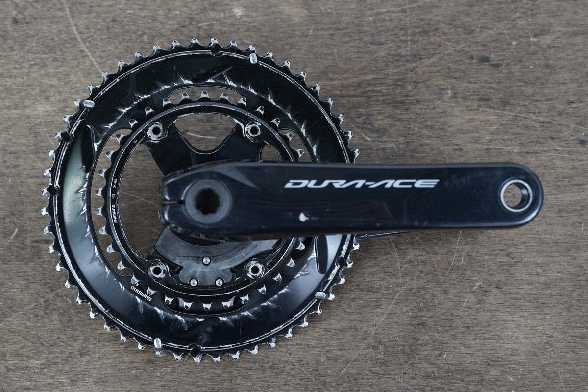 172.5mm 52/36T Shimano Dura Ace FC-R9100 Pioneer Dual Power Meter Crankset