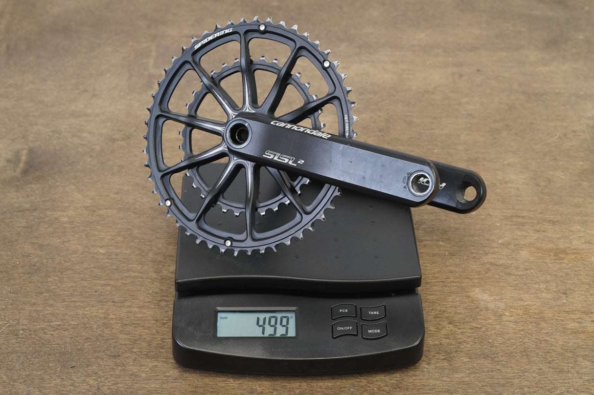 170mm 50/34T BB30 Cannondale SiSL2 Spidering Hollowgram Road Crankset 499g