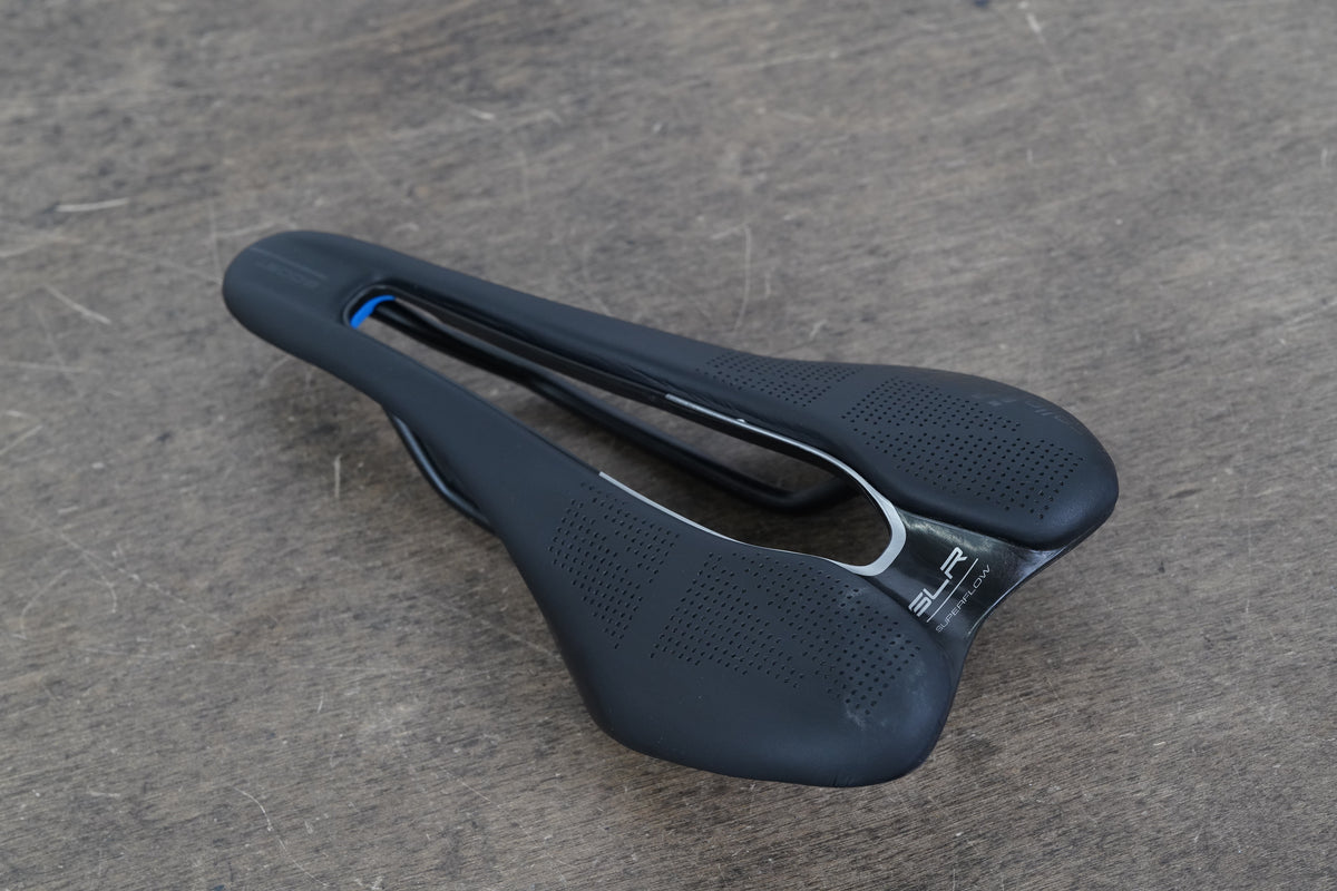 130mm Selle Italia SLR Superflow Boost Manganese Rail Road Saddle 178g