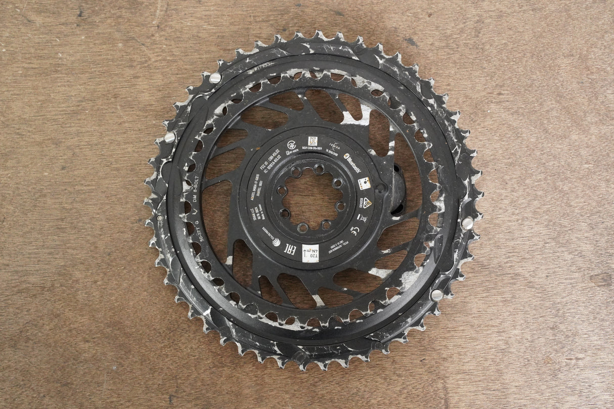 50/37T SRAM Red AXS 12 Speed Power Meter Chainrings + 8 Bolt Direct Mount Spider