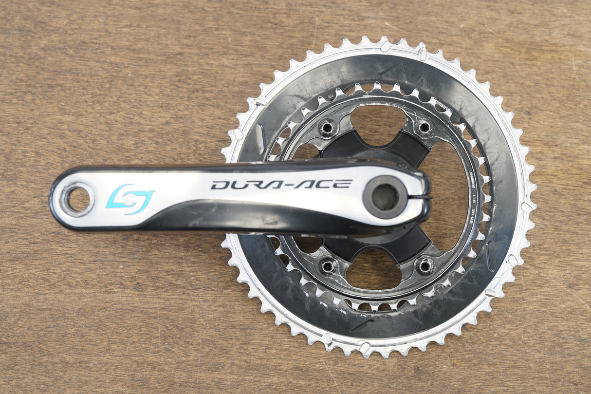 172.5mm 52/36T Shimano Dura-Ace FC-9000 11 Speed Stages Power Meter Crankset