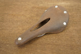155mm Brooks C15 Cambium Carved Steel Rail Road Saddle 410g