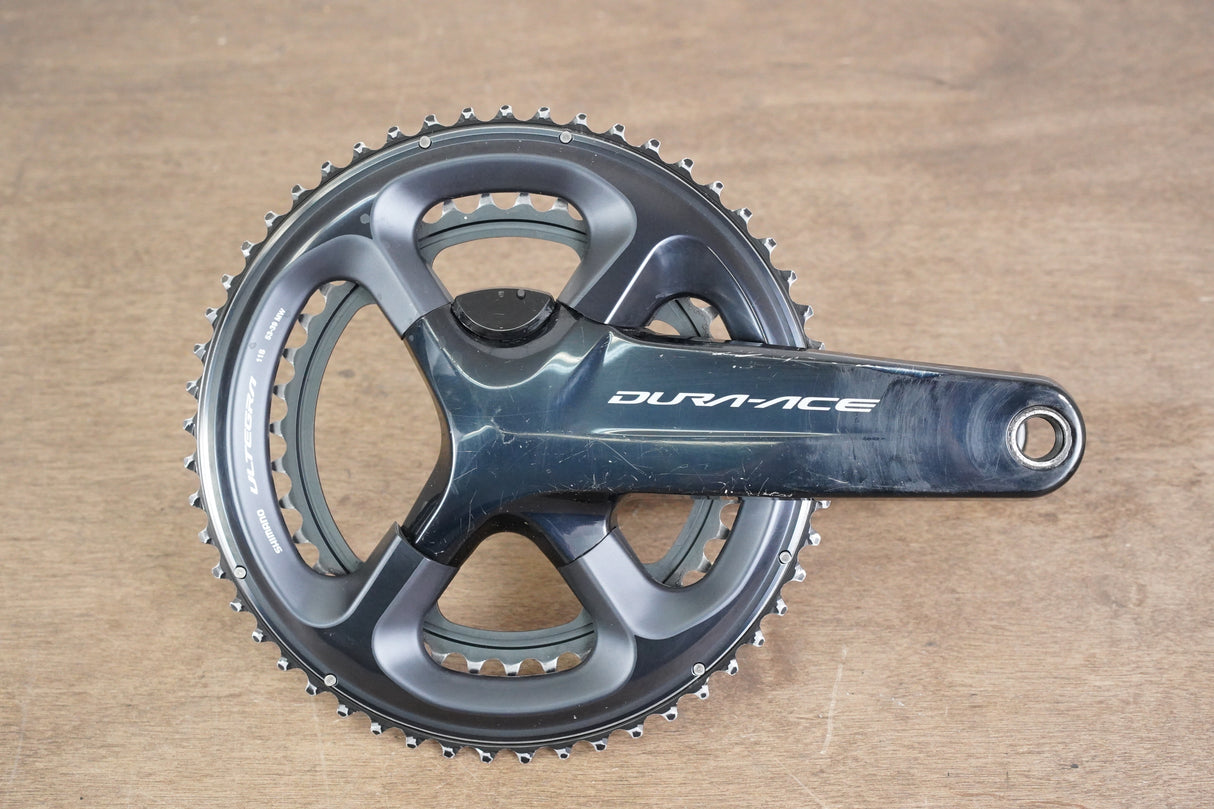 170mm 53/39T Shimano Dura Ace FC-R9100-P Dual Sided Power Meter Crankset 9100