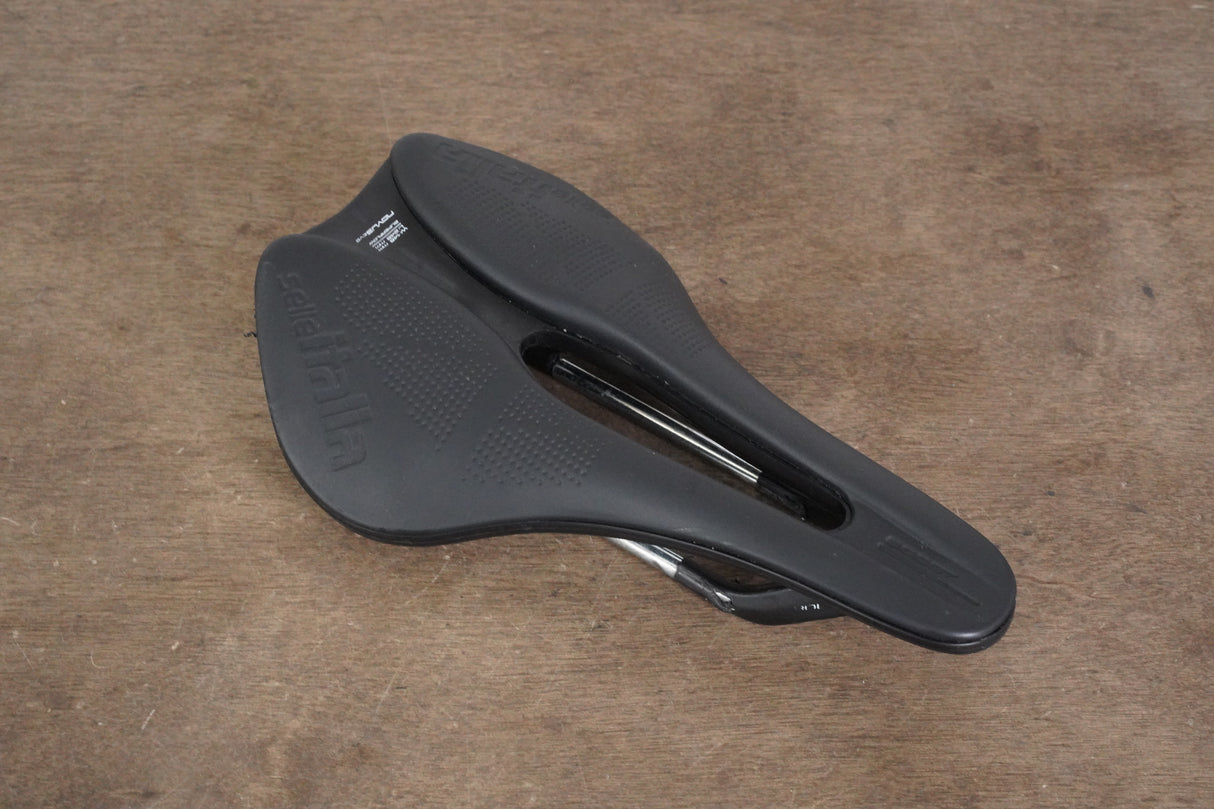 145mm Selle Italia Novus Boost Evo Kit FeC Alloy Superflow Road Bike Saddle 258g